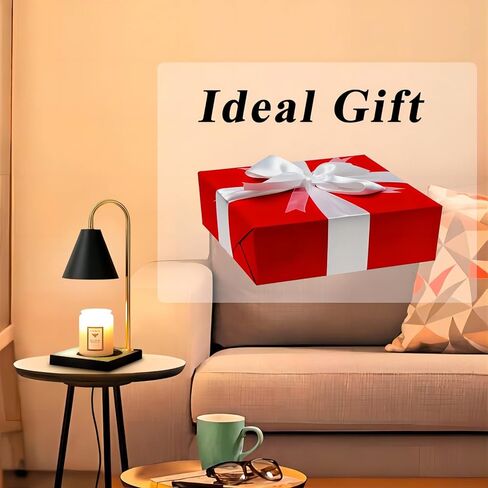 مصباح تسخين الشموع، سخان كهربائي لمصباح الشمعة مع مؤقت، سخان ذوبان الشمع القابل للتعتيم لشموع البرطمان مع لمبتين، مذيب كهربائي للرائحة، ديكور منزلي وهدية للأم in Kuwait