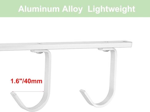 Lucausd Fishing Pole Holders Aluminum Alloy 5-Rod Fishing Rod Rack Organizer Storage for Garage,Wall & Cabin & Basement in Kuwait