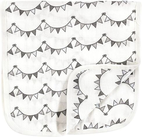 Hudson Baby Unisex Baby Muslin Burp Cloth 7pk, One Size in Saudi Arabia