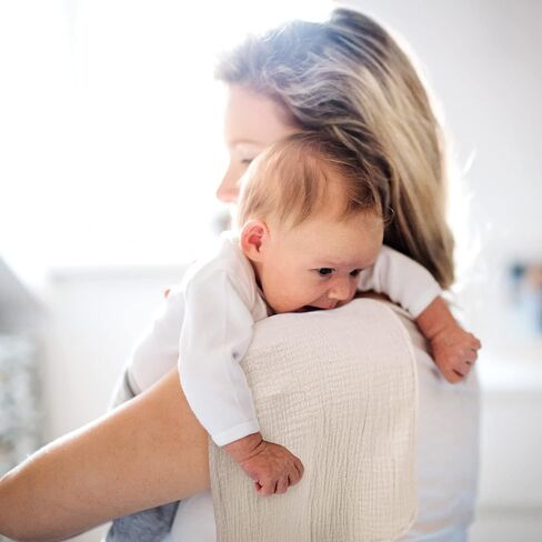 Hicarer 6 قطع كبيرة من قماش الموسلين للتجشؤ مقاس 20 × 10 بوصة، مناشف متعددة الألوان، حفاضات قماش تجشؤ الطفل، 6 طبقات ماصة، مناشف وجه من الموسلين (سلسلة وردية) in Kuwait