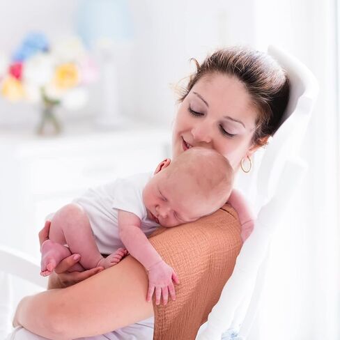 Hicarer 6 قطع كبيرة من قماش الموسلين للتجشؤ مقاس 20 × 10 بوصة، مناشف متعددة الألوان، حفاضات قماش تجشؤ الطفل، 6 طبقات ماصة، مناشف وجه من الموسلين (سلسلة وردية) in Kuwait