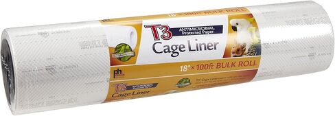 Prevue Hendryx Pet Products T3 Cage Liner, 18-Inch by 100-Feet White in Saudi Arabia