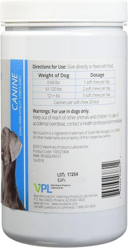 Duralactin Canine (Long Term Inflammation Support) - 90 Soft Chews, 90 count in Saudi Arabia