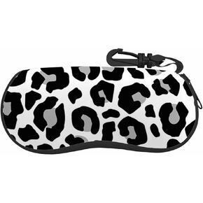 IBILIU Eyeglasses Case Orange Fox Ultra Light Neoprene Sunglasses Case With Belt Clip,Reading Glasses Case For Women Men