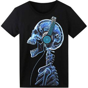 LED T Shirt Sound Activated Glow Shirts Light Up Equalizer Clothes for Party in Kuwait