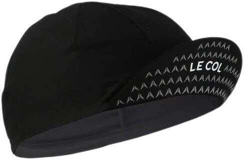 LE COL Cycling Cap | One Size, Elasticated Fasten, Sweat Wicking | Hard Peak Bike Hat in Saudi Arabia