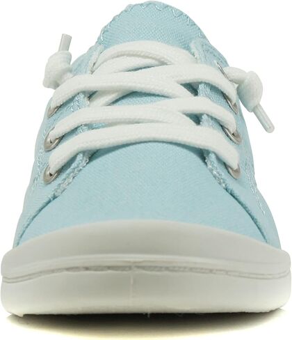 Soda Flat Women Shoes Linen Canvas Slip On Sneakers Lace Up Style Loafers Zig-S in Saudi Arabia