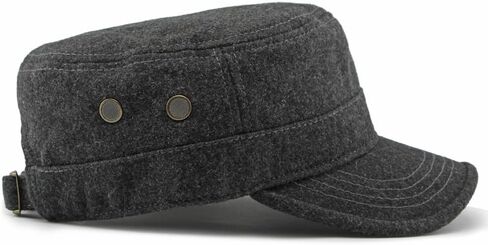 قبعات عسكرية من الصوف التويد للرجال، قبعات جيش كاديت، قبعات مسطحة in Kuwait