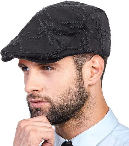 LADYBRO 2Pack Unisex Flat Cap Newsboy Hats for Men Women, Summer Casual Adjustable in Kuwait