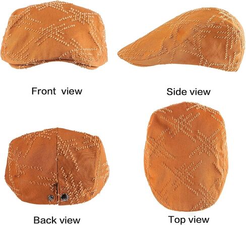 LADYBRO 2Pack Unisex Flat Cap Newsboy Hats for Men Women, Summer Casual Adjustable in Kuwait