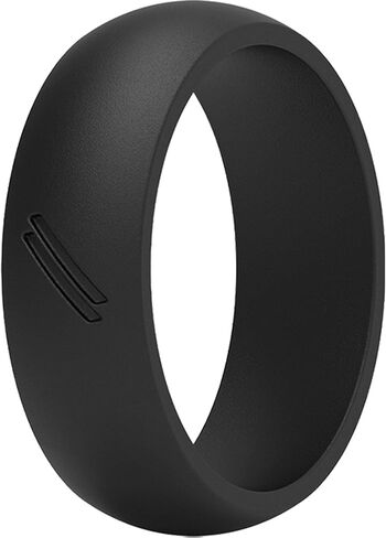 خاتم زفاف من السيليكون للرجال من ثاندر فيت، خاتم زفاف مطاطي - العرض 8.7 ملم - السمك 2.5 ملم in Kuwait