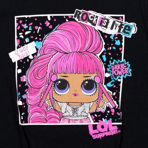 L.O.L. Surprise! Remix Hair Flip Little/Big Girls 2 Pack Long Sleeve T-Shirt in Saudi Arabia