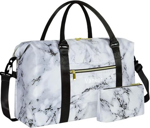 Large Duffle Bag for Travel Waterproof 21 Inch, Vankor Gym Duffel Bag for Women Men Durable Carry on Weekender Overnight Sports Luggage Weekend Beach Yoga Workout Hospital Mommy Diaper Bag Cow Print in Saudi Arabia