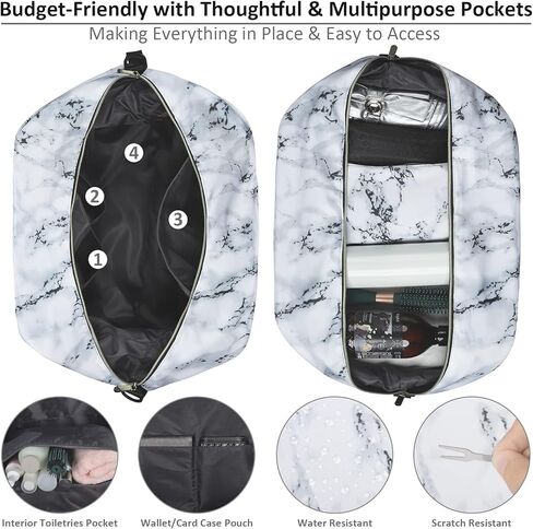 Large Duffle Bag for Travel Waterproof 21 Inch, Vankor Gym Duffel Bag for Women Men Durable Carry on Weekender Overnight Sports Luggage Weekend Beach Yoga Workout Hospital Mommy Diaper Bag Cow Print in Saudi Arabia