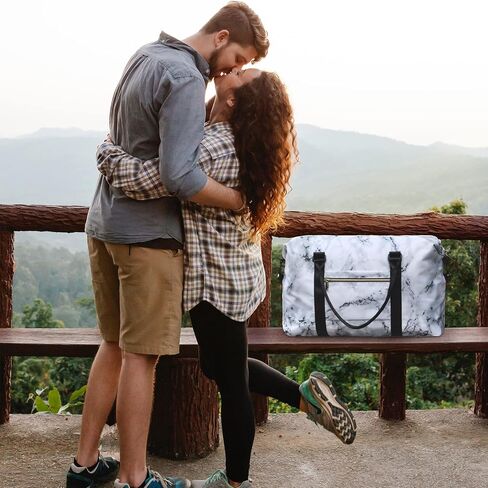 Large Duffle Bag for Travel Waterproof 21 Inch, Vankor Gym Duffel Bag for Women Men Durable Carry on Weekender Overnight Sports Luggage Weekend Beach Yoga Workout Hospital Mommy Diaper Bag Cow Print in Saudi Arabia