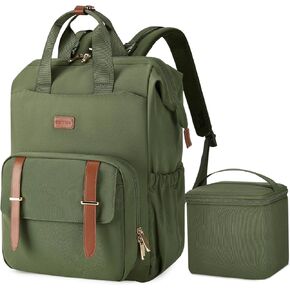 mommore Diaper Bag Backpack, Breast Pump Backpack for Spectra S1,S2 Medela Pumping Backpack for Working Moms with 15.6 inch Laptop Sleeve, Champagne in Kuwait