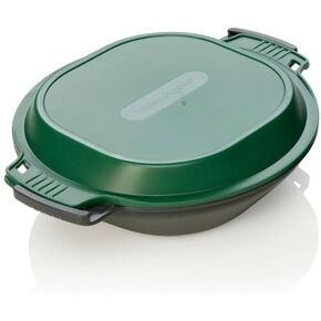 humangear GoKit Light | Travel Mess Kit | 5-Tool Portable Bowl, Plate, Spork | Camping Utensils