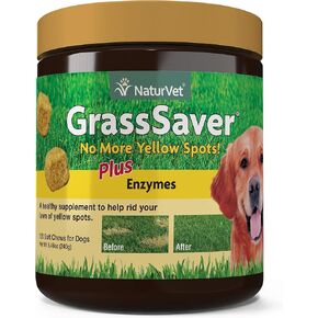 NaturVet GrassSaver Supplement for Dogs - 300 Wafers in Kuwait