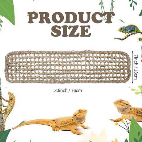 Silkfly Large Beard Dragon Hammock, 30 x 7 Inch, Rectangle, Brown in Saudi Arabia