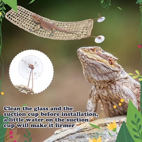 Silkfly Large Beard Dragon Hammock, 30 x 7 Inch, Rectangle, Brown in Saudi Arabia