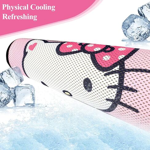 ملحقات كيتي لحماية مقعد السيارة من BKDRL، مجموعة واحدة من مسند الظهر اللطيف ووسادة مقعد لسائق مقعد السيارة، وسادة تبريد مقعد السيارة، وسائد مقعد غير قابلة للانزلاق لكرسي المكتب (وردي) in Kuwait