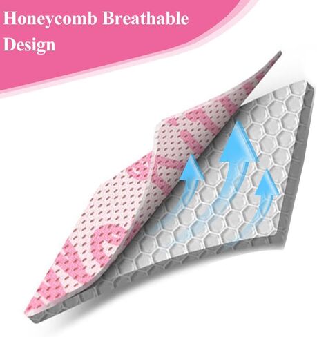 ملحقات كيتي لحماية مقعد السيارة من BKDRL، مجموعة واحدة من مسند الظهر اللطيف ووسادة مقعد لسائق مقعد السيارة، وسادة تبريد مقعد السيارة، وسائد مقعد غير قابلة للانزلاق لكرسي المكتب (وردي) in Kuwait