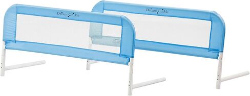 Dream On Me Lightweight Mesh Security Adjustable Bed Rail Double Pack with Breathable Mesh Fabric in White, 2 Count (Pack of 1) in Saudi Arabia