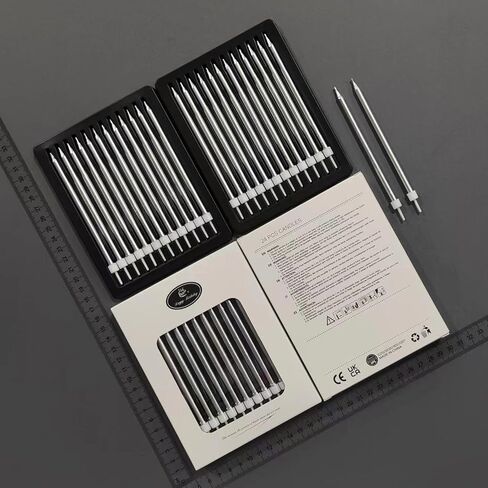 White Birthday Candles for Cake - Long Thin Metallic Candle for Birthday Parties, Wedding Decorations (24 Count, Pearl White) in Kuwait