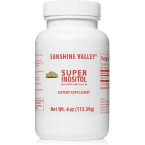 Sunshine Valley Super Inositol - Vitamin B8 Powder for Women (35oz)