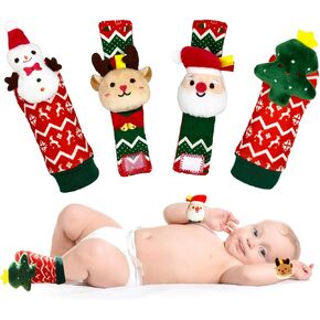 QINGQIU Baby Halloween Rattle Socks & Wrist Rattles Halloween Toys for Infant Halloween Treat Bag Gifts in Kuwait