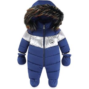 Fumdonnie الوليد بيبي بوي الشتاء Snowsuit الرضع فتاة الثلوج دعوى طفل الشتاء معطف دافئ in Kuwait