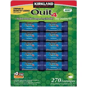 Kirkland Signature Quit Lozenges 4mg, 270 Pieces in Saudi Arabia