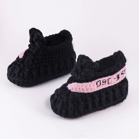 أحذية رياضية للأطفال من Diaper Book Club أحذية كروشيه Hypebeast لرؤوس أحذية الأطفال الصغار، أحذية ناعمة للأولاد والبنات، أزياء مصممة للأطفال، ركلات أطفال مريحة ومسامية in Kuwait