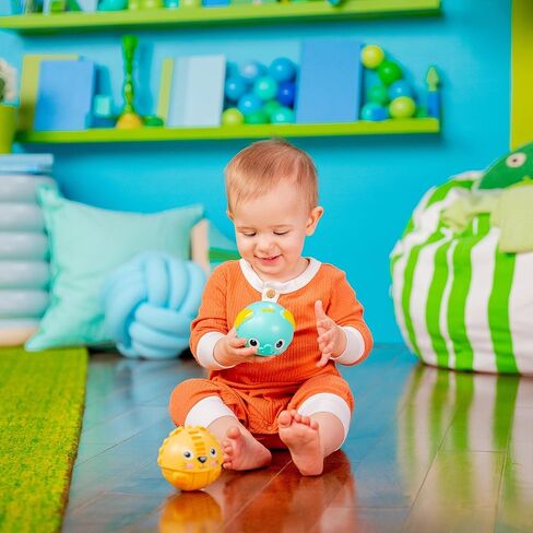 Bright Starts Wobble Bobble Activity Ball Toy, Ages 3 Months+ in Saudi Arabia