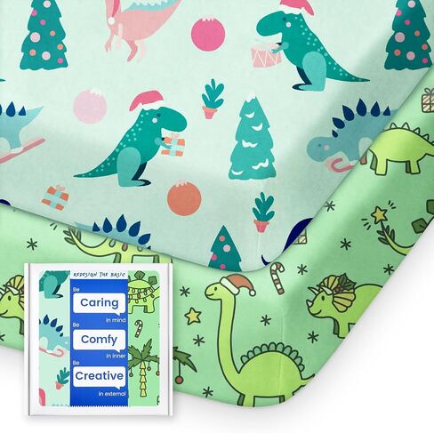Premium Soft Boho Changing Pad Covers for Girls & Boys - Stretchy Jersey Sheets - Fits Standard Changing Tables - 2 Pack (Whale Dreams) in Saudi Arabia