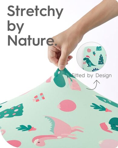 Premium Soft Boho Changing Pad Covers for Girls & Boys - Stretchy Jersey Sheets - Fits Standard Changing Tables - 2 Pack (Whale Dreams) in Saudi Arabia