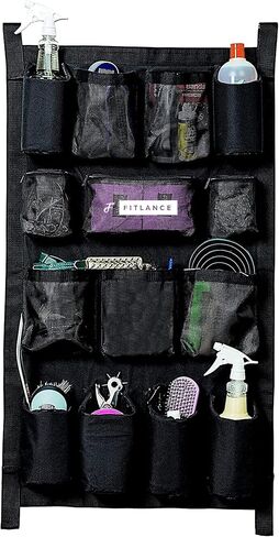 FITLANCE Equine Long Trailer Door Caddy - Horse Trailer Door Caddy Grooming Bag Stall Organizer - Horse Equipment Trailer Door Caddy Storage Bag - Trailer Grooming Bag Door Caddy Organizer in Saudi Arabia
