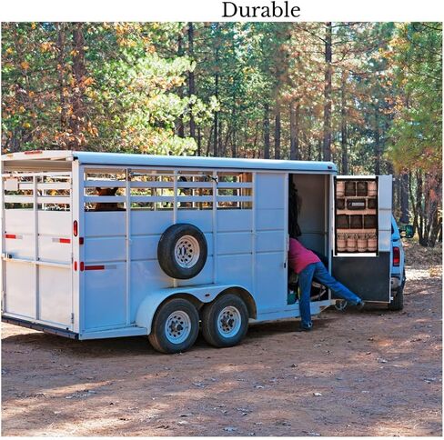 FITLANCE Equine Long Trailer Door Caddy - Horse Trailer Door Caddy Grooming Bag Stall Organizer - Horse Equipment Trailer Door Caddy Storage Bag - Trailer Grooming Bag Door Caddy Organizer in Saudi Arabia