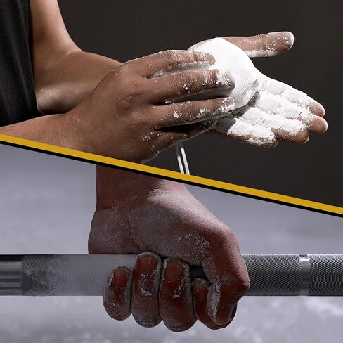 مجموعة كرات الطباشير المضادة للانزلاق القابلة لإعادة الملء من BDYLYS، 65 جم (2.3 أونصة) لكل منها، طباشير رياضي ممتاز لتعزيز قوة الإمساك في تسلق الصخور، ورفع الأثقال، والجمباز، والتمارين الرياضية in Kuwait