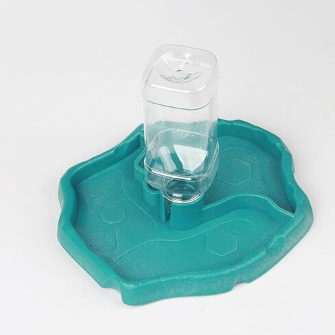 وحدة تغذية تلقائية من ULTECHNOVO، وحدة تغذية مياه تلقائية للحيوانات الصغيرة - حاوية أطعمة وعاء الشرب لسحلية السلحفاة الزواحف - وحدة تغذية مياه الزواحف الأوتوماتيكية، سهلة الاستخدام لزيت الزواحف in Kuwait