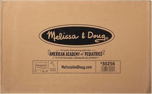 Melissa & Doug Toy Chest, Wooden Toy Storage Box with Safety-Hinged Lid, Kids Toys Storage Organizer for Playroom, Bedroom, & Montessori Classroom Furniture for Boys & Girls Ages 3+ in Saudi Arabia