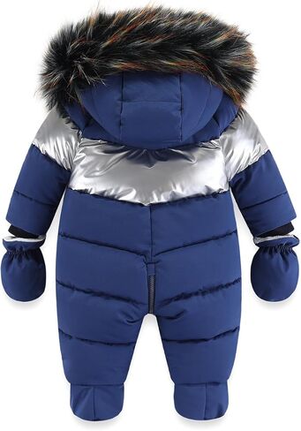 Fumdonnie الوليد بيبي بوي الشتاء Snowsuit الرضع فتاة الثلوج دعوى طفل الشتاء معطف دافئ in Kuwait