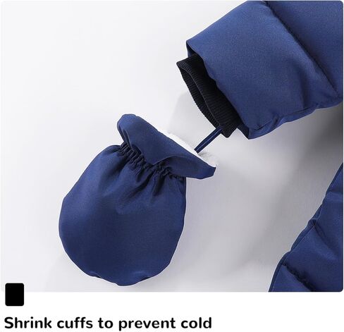 Fumdonnie الوليد بيبي بوي الشتاء Snowsuit الرضع فتاة الثلوج دعوى طفل الشتاء معطف دافئ in Kuwait