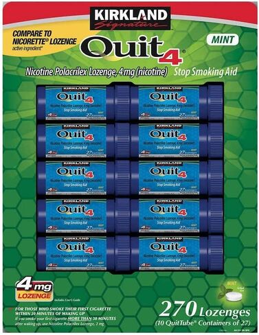 Kirkland Signature Quit Lozenges 4mg, 270 Pieces in Saudi Arabia