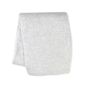 HonestBaby Organic Cotton Matelasse Reversible Receiving Blanket, Butterfly, One Size