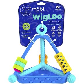 Mobi Peeka Activity Toy - Tummy Time Baby Mirror, Food Grade Silicone Montessori Toys, Shatterproof Mirror for Babies, BPA and Phthalate Free - for 0-6 Months Newborns and Up in Saudi Arabia