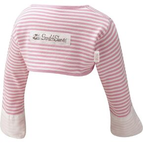 ScratchSleeves | Baby Girls' Stay-On Scratch Mitts | Stripes in Kuwait