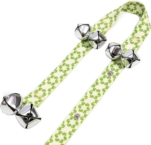 أجراس باب الحيوانات الأليفة البطولية للتدريب على استخدام الحمام والتدريب المنزلي، نمط فريد وجودة ممتازة، أجراس باب عالية وواضحة، طول جرس باب قابل للتعديل للكلاب الصغيرة والمتوسطة والكبيرة in Kuwait