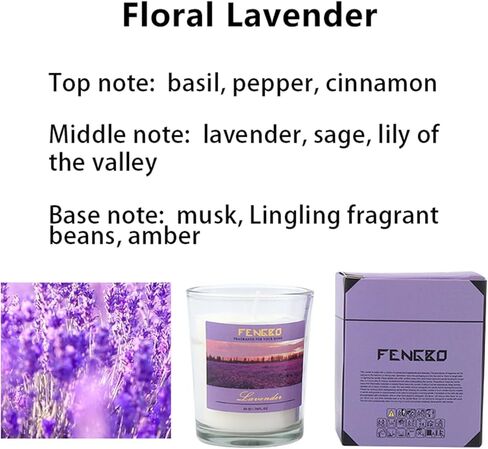 شموع للعلاج العطري من هايسيكو، شموع معطرة من شمع الصويا، شموع معطرة للمنزل وعيد الحب، هدية عيد الام والذكرى السنوية، 4 قطع in Kuwait
