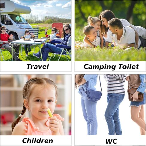 مبولة الطوارئ Leetye Mei، مبولة للتخييم قابلة للانكماش، مرحاض متنقل محمول للجنسين والرجال والنساء للسفر والمربى المروري والتخييم in Kuwait